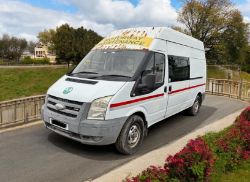 2008 FORD TRANSIT 5-SEAT WELFARE VAN / CAMPER VAN CONVERSION