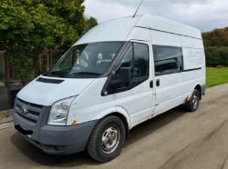 2011 FORD TRANSIT T350 100 BHP LWB MESS UNIT / WELFARE UNIT