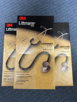 3X 3M LITTMANN 2451 STETHOSCOPES