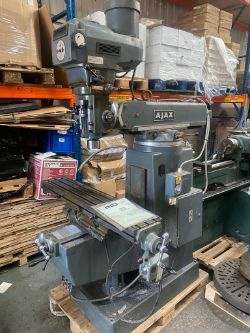 AJAX TURRET MILLING MACHINE METAL WORKING MACHINERY