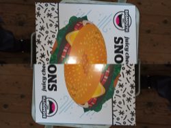 228 X BRAND NEW CHEESE BURGER WATER INFLATABLE / SNOW TUBE SLED