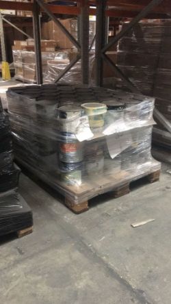 108 TINS OF 2.5L EMULSION PAINT - ASSORTED COLOURS