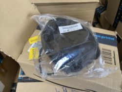 PALLET OF APPROX 300 X PHONE PC HEADSET WITH MIC APPROX MIXED STYLE