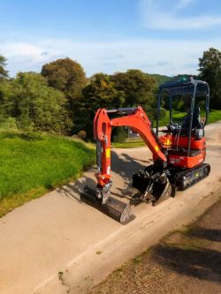 2022 KUBOTA U17-3A 1.7 TONNE EXCAVATOR DIGGER - 493 HOURS