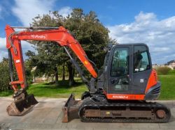 2015 KUBOTA KX080-4 8 TONNE EXCAVATOR DIGGER