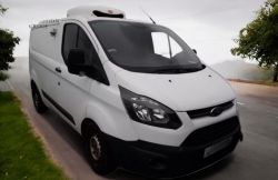 2018 FORD TRANSIT CUSTOM ECO BLUE FRIDGE VAN - NON-RUNNER, ** SPARES OR REPAIRS **