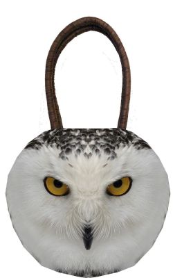 15 X OWL ANIMAL FACE SHOPPING BAGS MEDIUM SIZE (RRP £10 EACH)