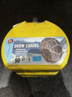 JOB LOT X4 SNOW CHAINS 12MM 14