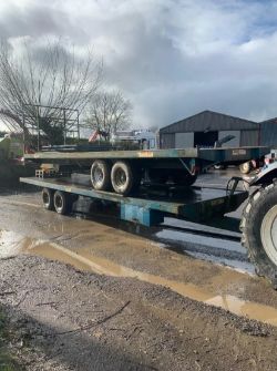 WEBCOX 28FT BALE TRAILER