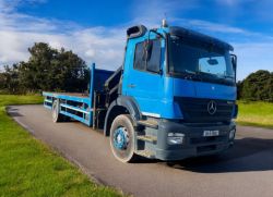2005 MERCEDES AXOR PALFINGER PK7501 CRANE TRUCK WAGON -- BID NOW!!