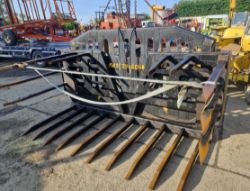 JCB STRIMECH 14FT FOLDING FORK/GRAB