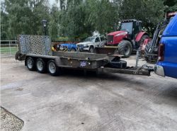 IFOR WILLIAMS TRI-AXEL PLANT TRAILER GH146