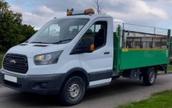 2019 FORD TRANSIT T350 LWB DROPSIDE TRUCK - EURO 6, 1 OWNER - READT FOR ACTION!