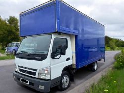 2010 MITSUBISHI FUSO CANTER 3.0TD LUTON BOX TAIL LIFT - MANUAL >>--NO VAT ON HAMMER--<<