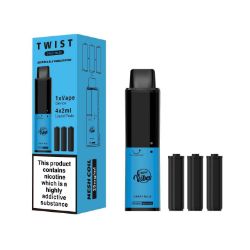 200 X HAPPY VIBES DISPOSABLE VAPES TWIST 3500 CRAZY BLUE