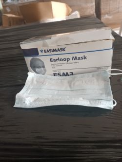 48000 X EASIMASK SURGICAL EARLOOP MASK BLUE