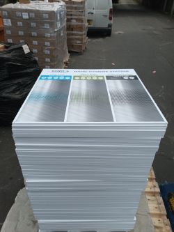 100 X GOJO HAND HYGIENE STATION BACKBOARDS FOR OFFICE / WAREHOUSE / CAREHOME ETC
