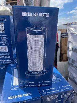 10 X NEW MONHOUSE DIGITAL FAN HEATERS