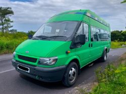 2004 FORD TRANSIT MINIBUS HIGH ROOF VAN 2.4 TDI 90PS >>--NO VAT ON HAMMER--<<