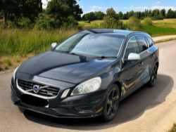 2012 VOLVO V60 R-DESIGN D3 AUTO – SPORTY AND RELIABLE ESTATE >>--NO VAT ON HAMMER--<<