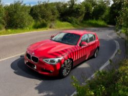 BMW 120D SE - 2012 - SPORTY RED HATCHBACK WITH REVERSE PARKING SENSORS >>--NO VAT ON HAMMER--<<