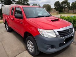 2011 TOYOTA HILUX HL2 2.5 D-4D 4WD EXTRA CAB PICK-UP TRUCK >>--NO VAT ON HAMMER--<<