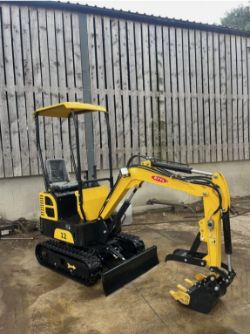 ** BRAND NEW ** 2023 UNUSED BTTL MINI DIGGER – 1.2 TON, RUBBER TRACKS, DIESEL ENGINE