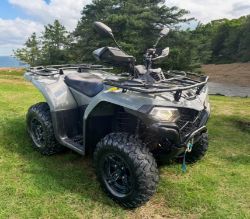 2023 CF MOTO QUAD BIKE – 450CC, 4X4, WITH WINCH AND HEATED GRIPS