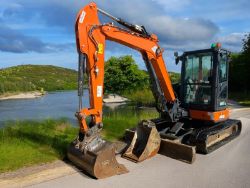 2021 HITACHI ZX48U-6 4.8 TONNE EXCAVATOR - 2,442 HOURS