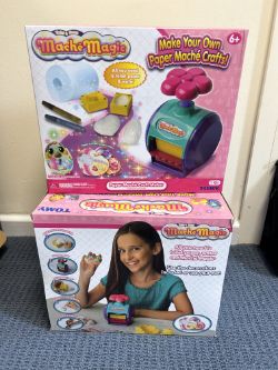 4X TOMY PAPER MACHE CRAFT MAGIC