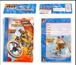 288 X ACTION MAN 8 X INVITES
