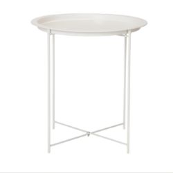PALLET CONTAINING 100 X BRAND NEW WHITE TRAY TABLES