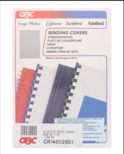 80 X BINDING COVERS BLUE 25 SETS