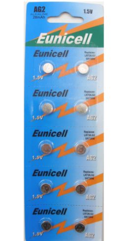 600 X EUNICELL-10PK AG2 1.5V BATTERY