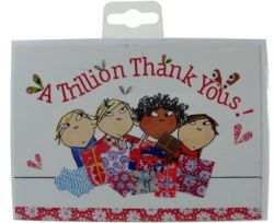 288 X 8PK CHARLIE & LOLA THANK YOU POSTCARDS