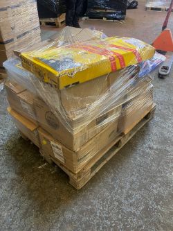 MIXED PALLET TOYS AND BEER GLASSES