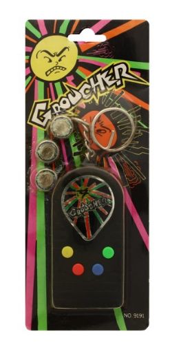 576 X GROUCHER KEYCHAIN - DEAD BATTERIES