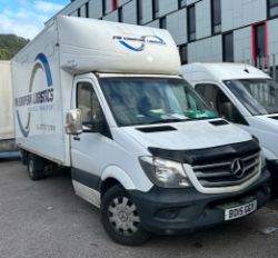 MERCEDES SPRINTER LUTON VAN 313 CDI LWB *NO VAT ON HAMMER* NO RESERVE