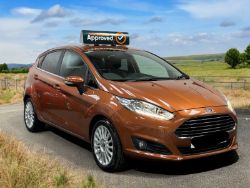 2014 FORD FIESTA 1.0T ECOBOOST TITANIUM - £0 ROAD TAX, LOW MILEAGE >>--NO VAT ON HAMMER--<<
