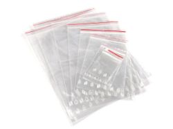 98,000(98 PACKS OF 1000) X GRIP SEAL BAGS, POLYTHENE, 250X320MM (10