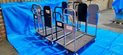 5 X U-BOAT NARROW CART TROLLEY RRP £900.00
