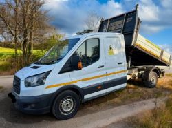 FORD TRANSIT 2.0 TDCI 130BHP L2H1 CREW CAB TIPPER (2017) - 67 REG