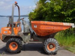 AUSA D350 AHG 3.5-TON HYDROSTATIC SWIVEL 4X4 DUMPER - YEAR 2011