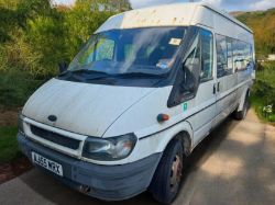 2005 FORD TRANSIT LWB 17-SEATER MINIBUS (SPARES OR REPAIRS) >>--NO VAT ON HAMMER--<<