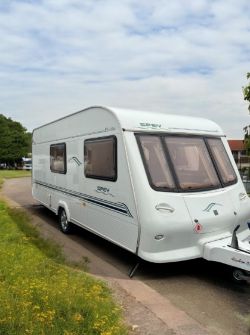 2003 ELDDIS SPEY 4 BERTH TOURING CARAVAN - FULLY EQUIPPED & READY FOR ADVENTURES!