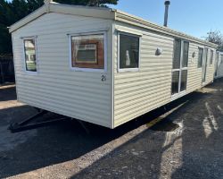 ATLAS RUBY 32 X 12 STATIC CARAVAN OFF SITE SALE ONLY 2 BEDS WITH A CENTRALISED LIVING ROOM