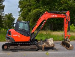 2018 KUBOTA KX080-4 8 TONNE EXCAVATOR - 4,040 HOURS