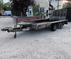 IFOR WILLIAMS GX126 PLANT TRAILER >>--NO VAT ON HAMMER--<<