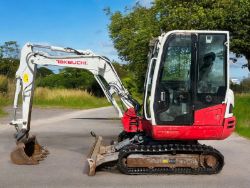 2018 TAKEUCHI TB230 2.8 TONNE EXCAVATOR - 3,292 HOURS