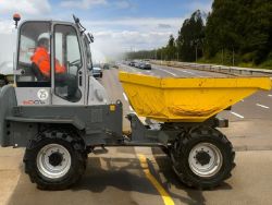 2014 WACKER NEUSON 6001S 6 TONNE SWIVEL DUMPER